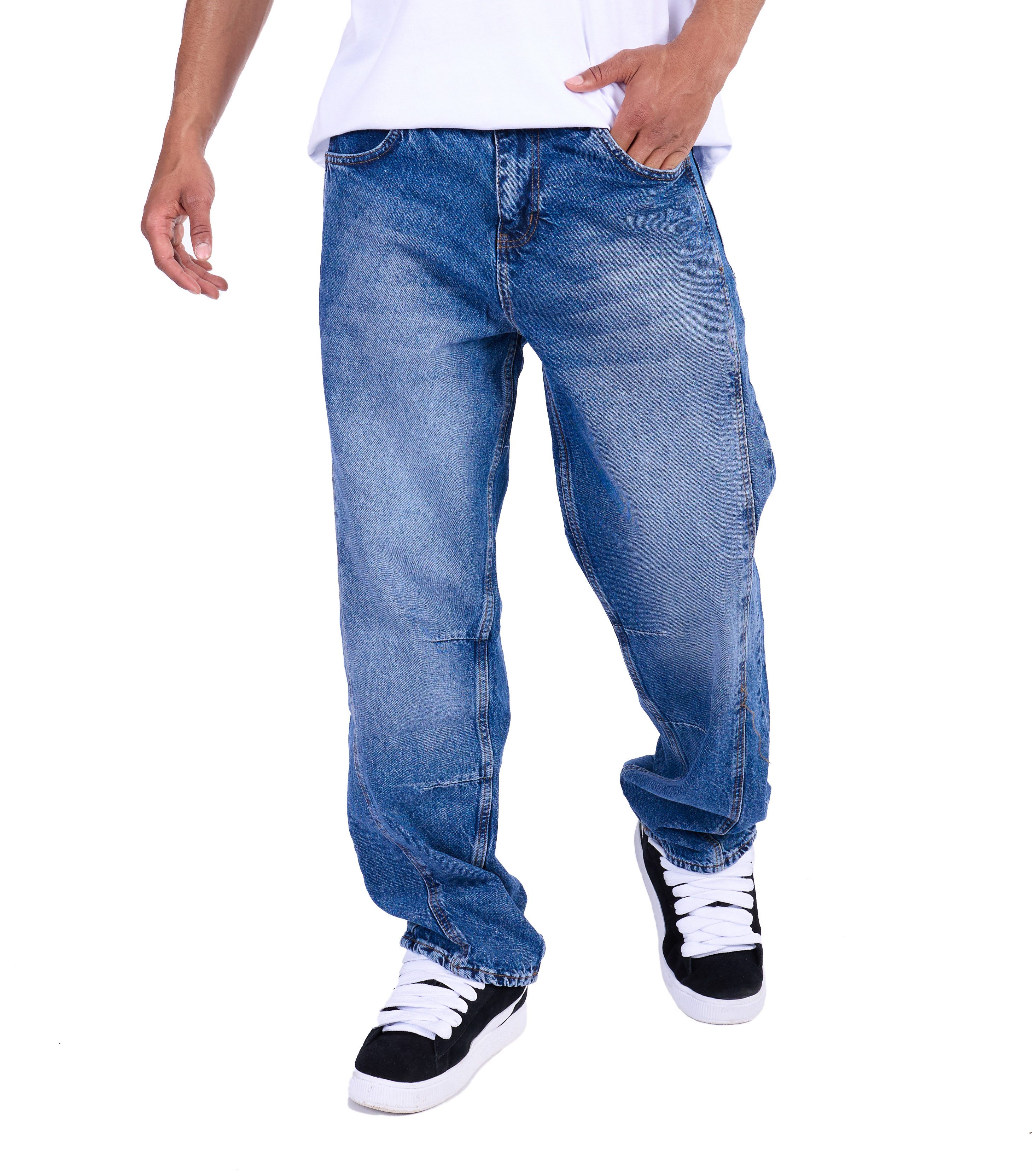 Denim Distriqt Loose-fit-Jeans Basic Baggy HiP HoP Herren Jeans günstig online kaufen