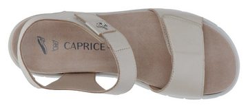 Caprice Sandale, Sommerschuh, Sandalette, Klettschuh, mit Klettverschluss, Weite H