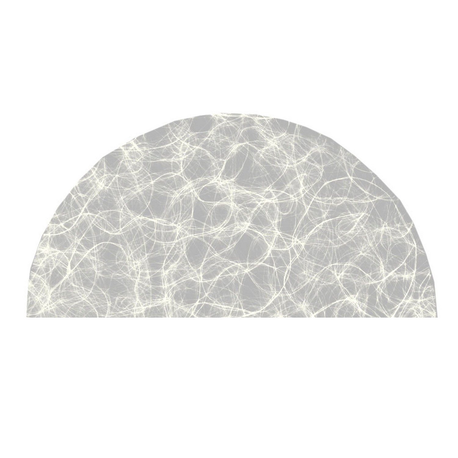 Deko AS Platzset 64HK 56 X 28 cm Halbkreis col.012 Sizoweb Creme 1 VE = 12 Stück