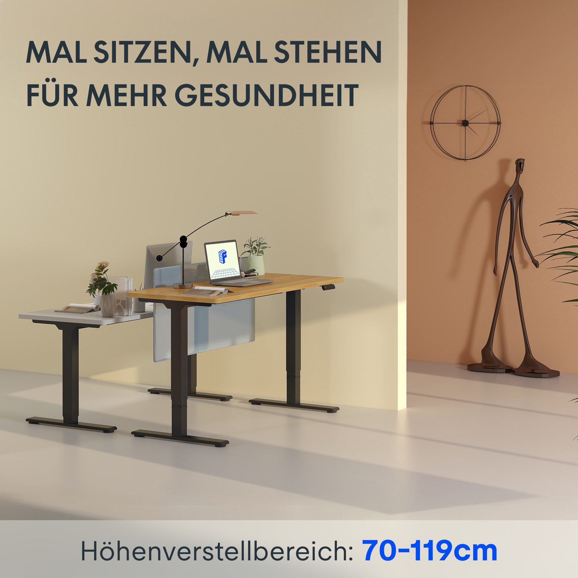 FLEXISPOT Schreibtisch Basic Plus Elektrisch höhenverstellbarer günstig online kaufen