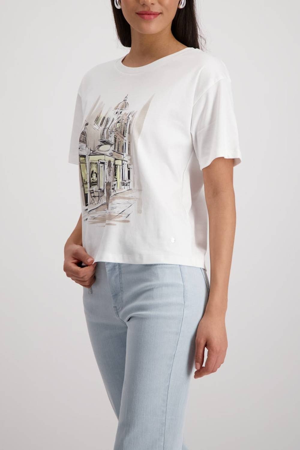 Monari T-Shirt 410087 Hochwertiger Print als Blickfang günstig online kaufen