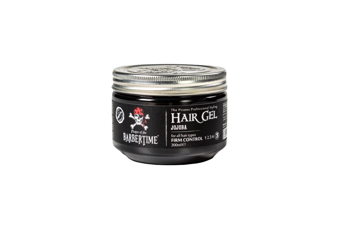 BARBERTIME Haargel Haargel Hair Gel Styling-Gel Glanz & Starken Halt 300ml Jojoba