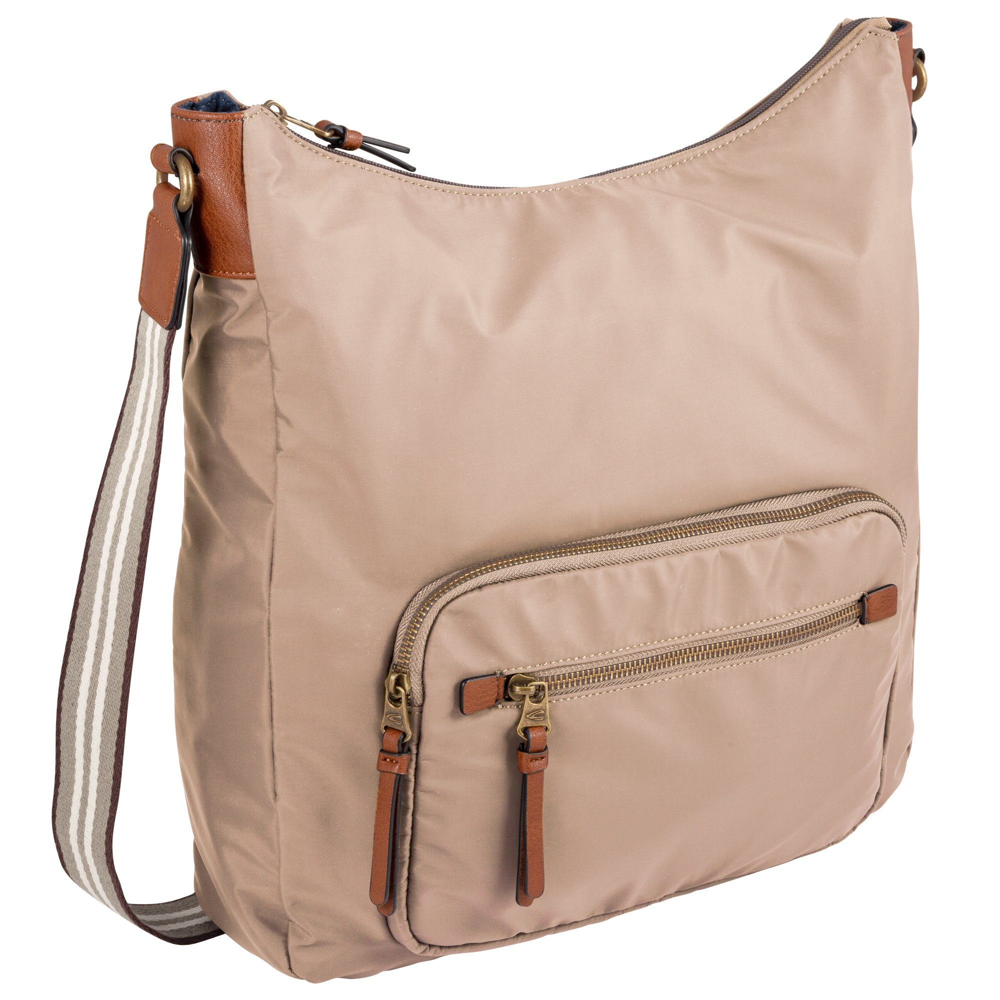 camel active Umhängetasche Bari, Nylon, Maße: ca. 35x13x38cm;