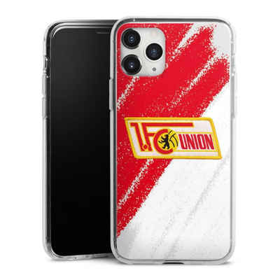 DeinDesign Handyhülle Offizielles Lizenzprodukt 1. FC Union Berlin Logo, Apple iPhone 11 Pro Max Silikon Hülle Bumper Case Handy Schutzhülle