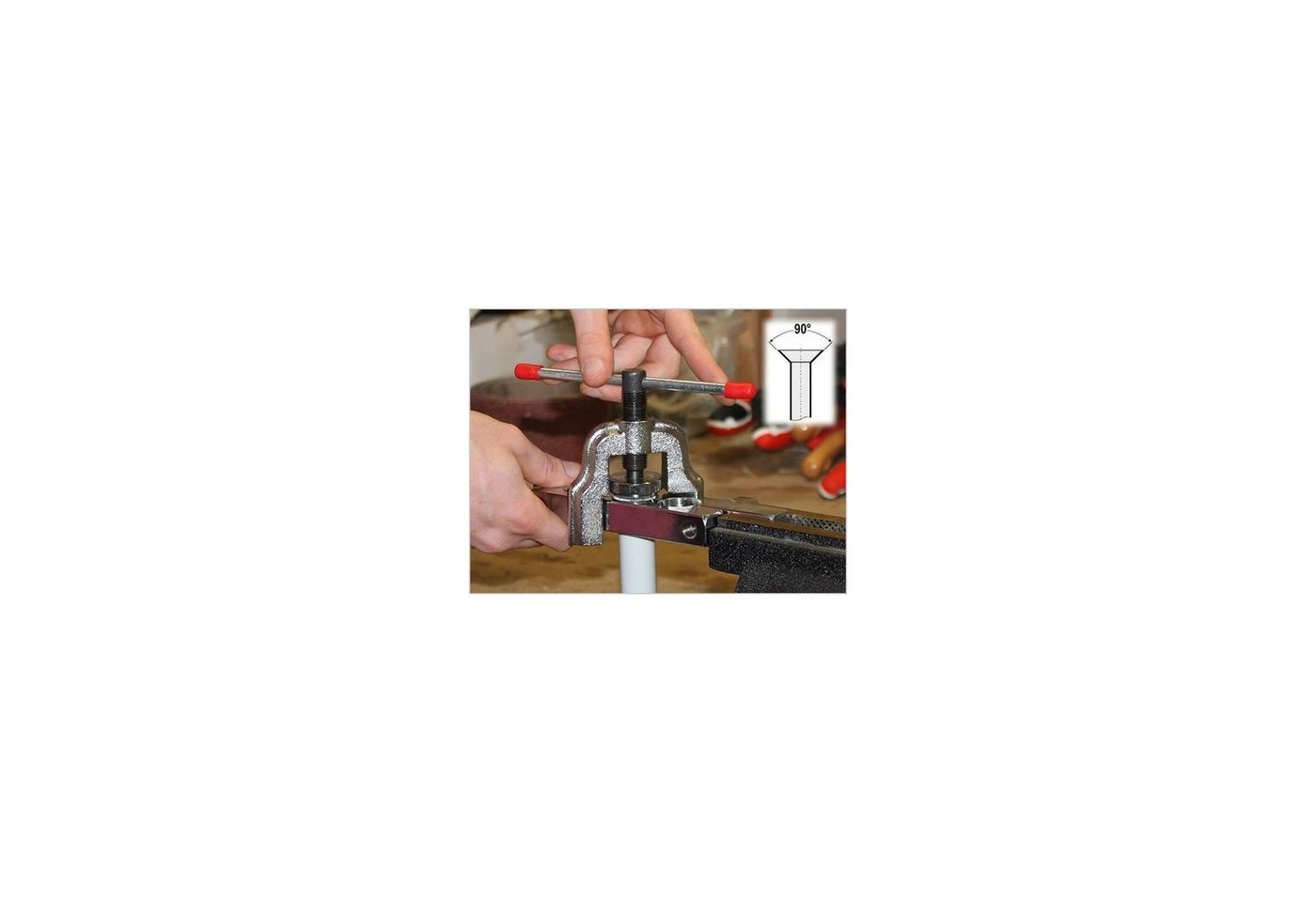 Thumbnail - Yato Rohrbieger Handpresse zum Aufweiten von Rohren - Ø 22, 25, 28 mm YT-2182, 22 - 28 mm