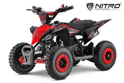 Nitro Motors Бруд-Bike 49cc mini Kinder Quad Replay 6" Kinderquad Miniquad ATV Kinderfahrzeug, 1 Gang, Automatikschaltung, (Premium)