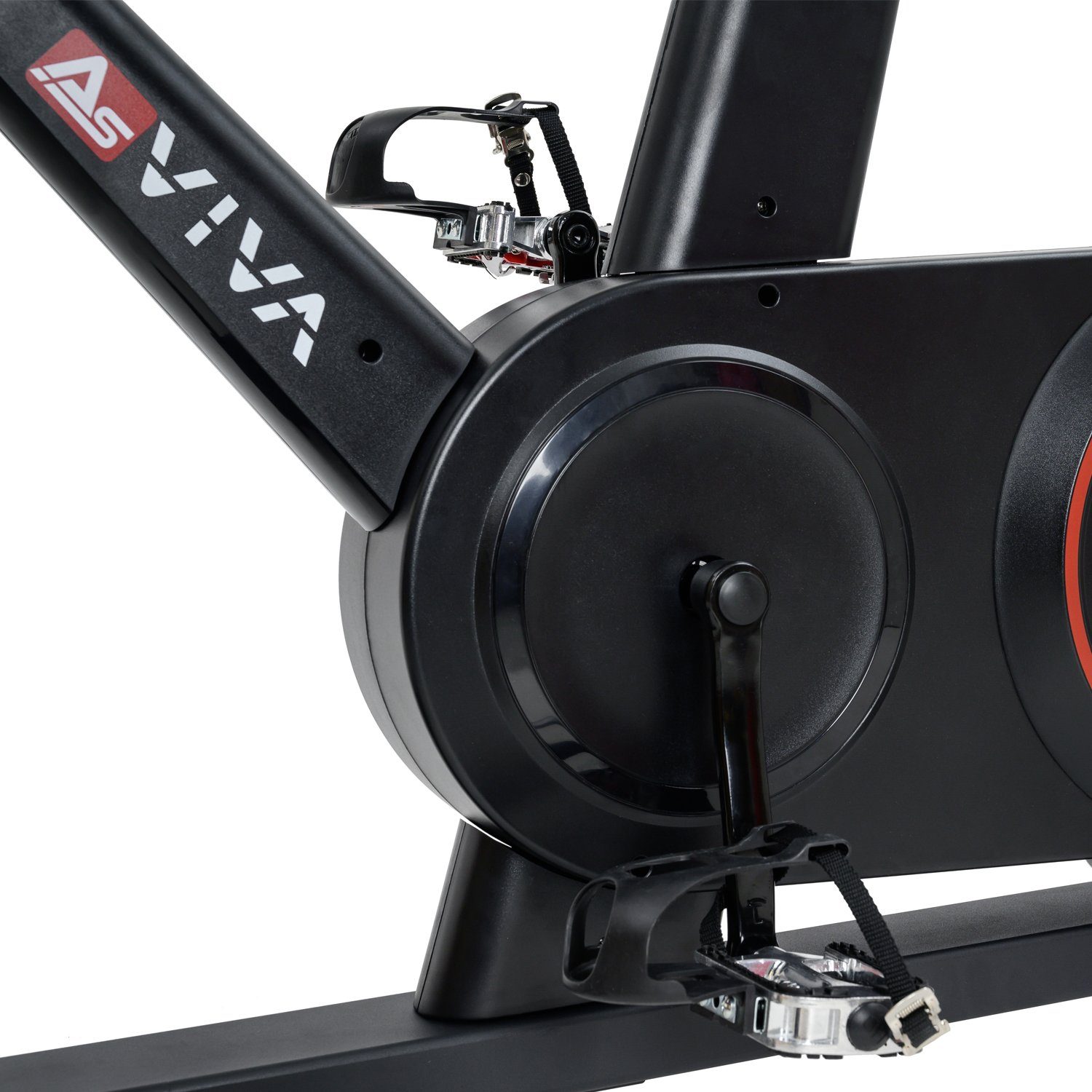 Cycle App AsVIVA Indoor mit AsVIVA Speedbike SPD Klickpedale kompatibel, Pro, und FitShow & Korb Speedbike Kinomap S18
