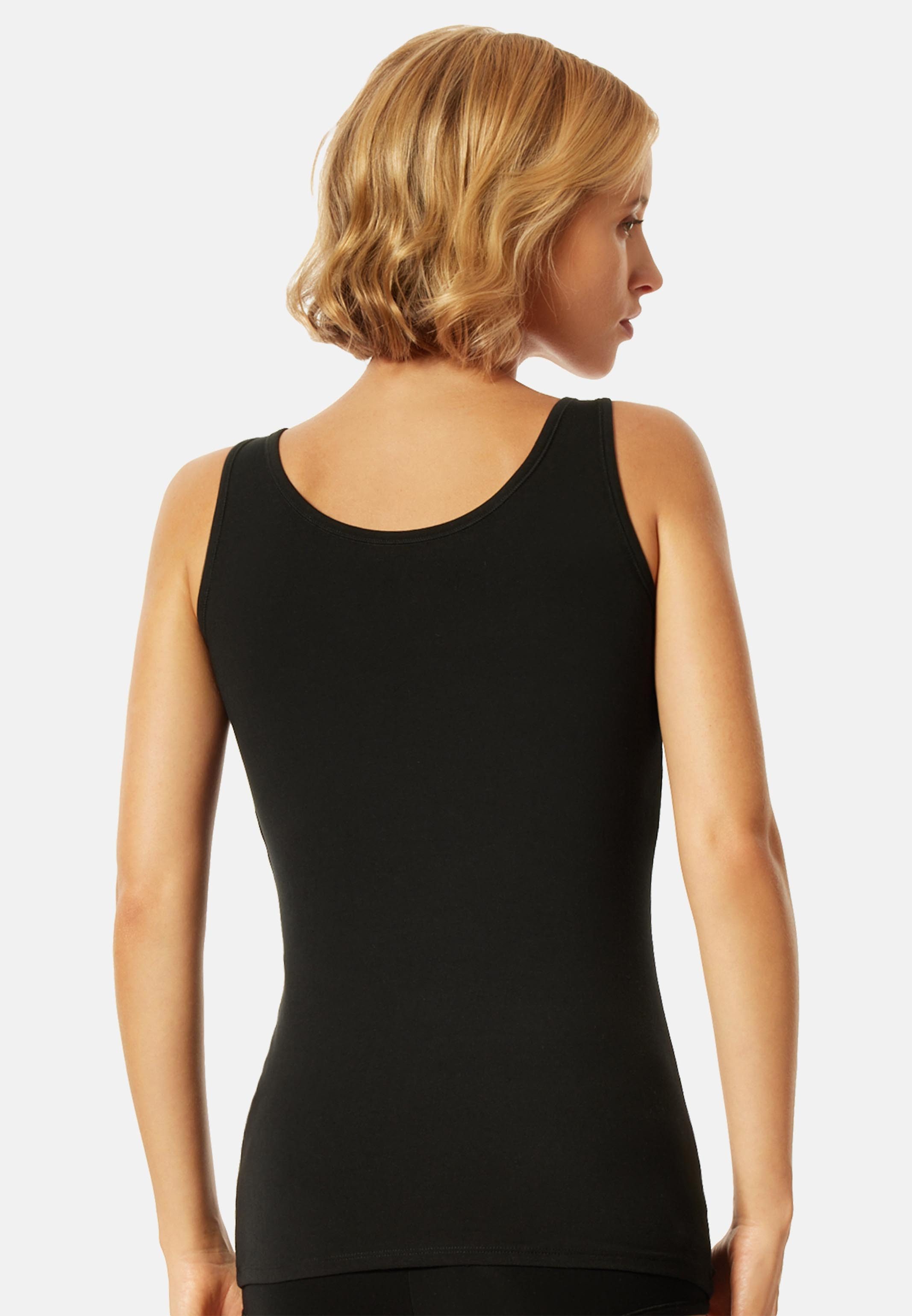 uncover by SCHIESSER Unterhemd 4er Pack Cotton (Spar-Set, 4-St) Unterhemd / Tanktop - Baumwolle - Mit hohem Baumwollanteil – Bild 3 von 5