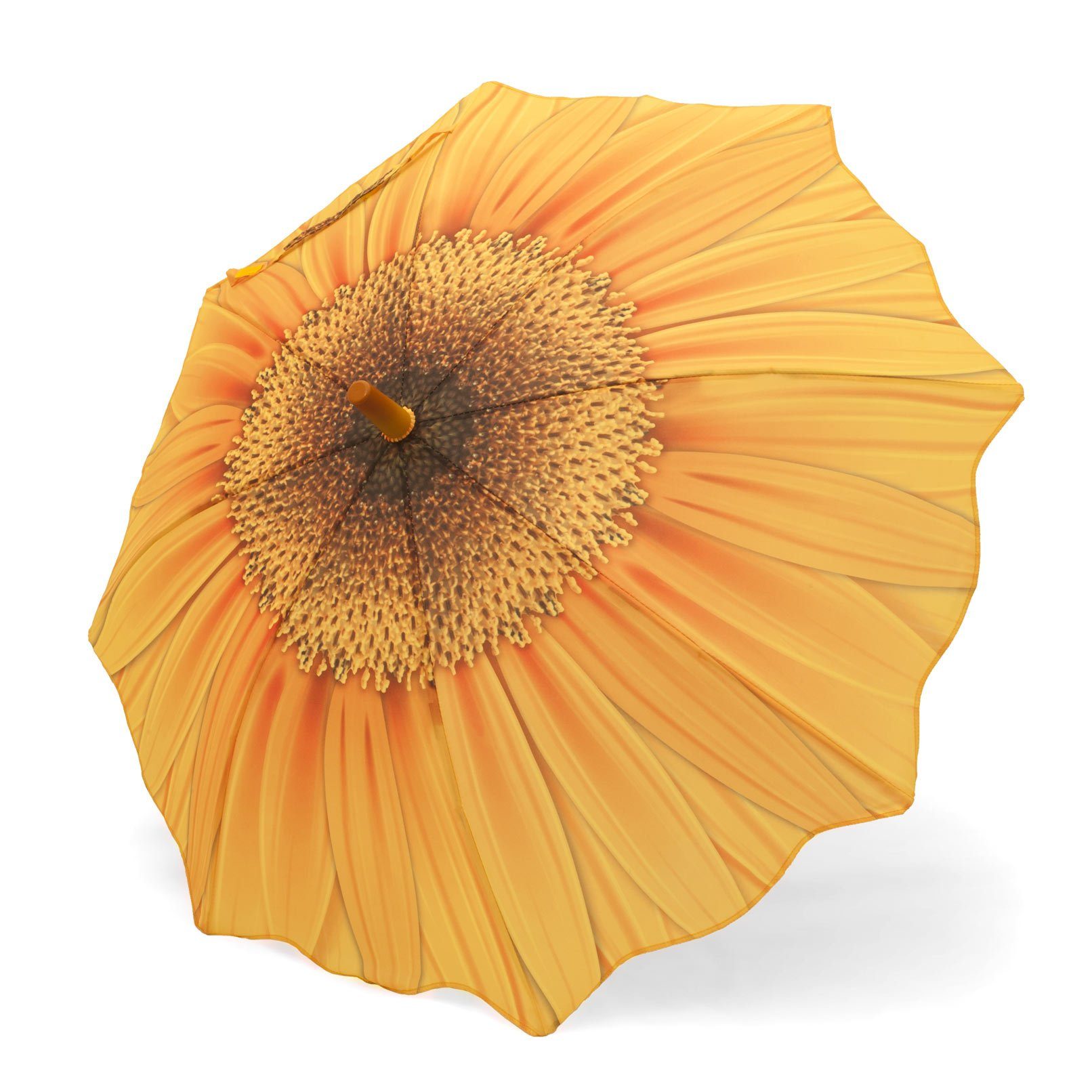 SCHULZ Heidelberg Motiv für Mädchen ROSEMARIE Kinderregenschirm Mädchenschirm Motiv Sonnenblume, Stockregenschirm mit Regenschirm