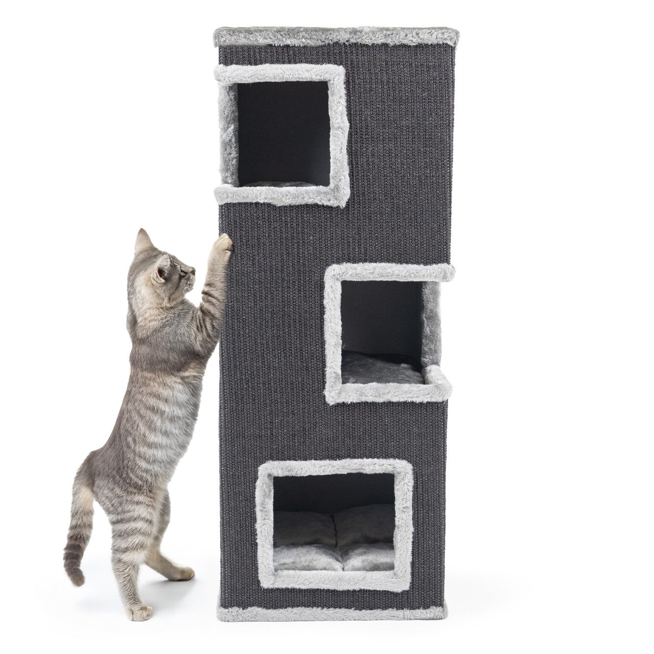 Canadian Cat Company Kratzbaum Kratzturm Patrick, Katzenhaus, Kratzbaum, 35 x 35 x 90 cm