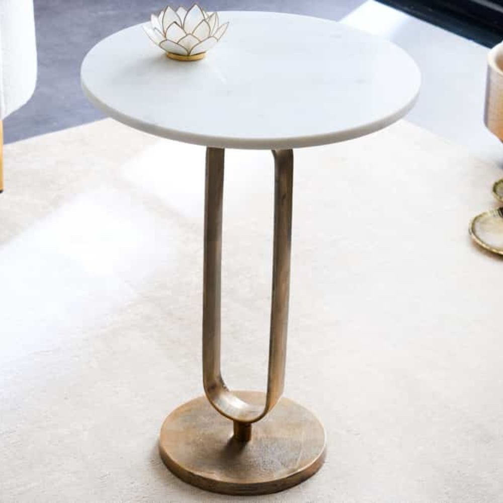 LebensWohnArt Beistelltisch Eleganter Beistelltisch GRACE 60cm günstig online kaufen