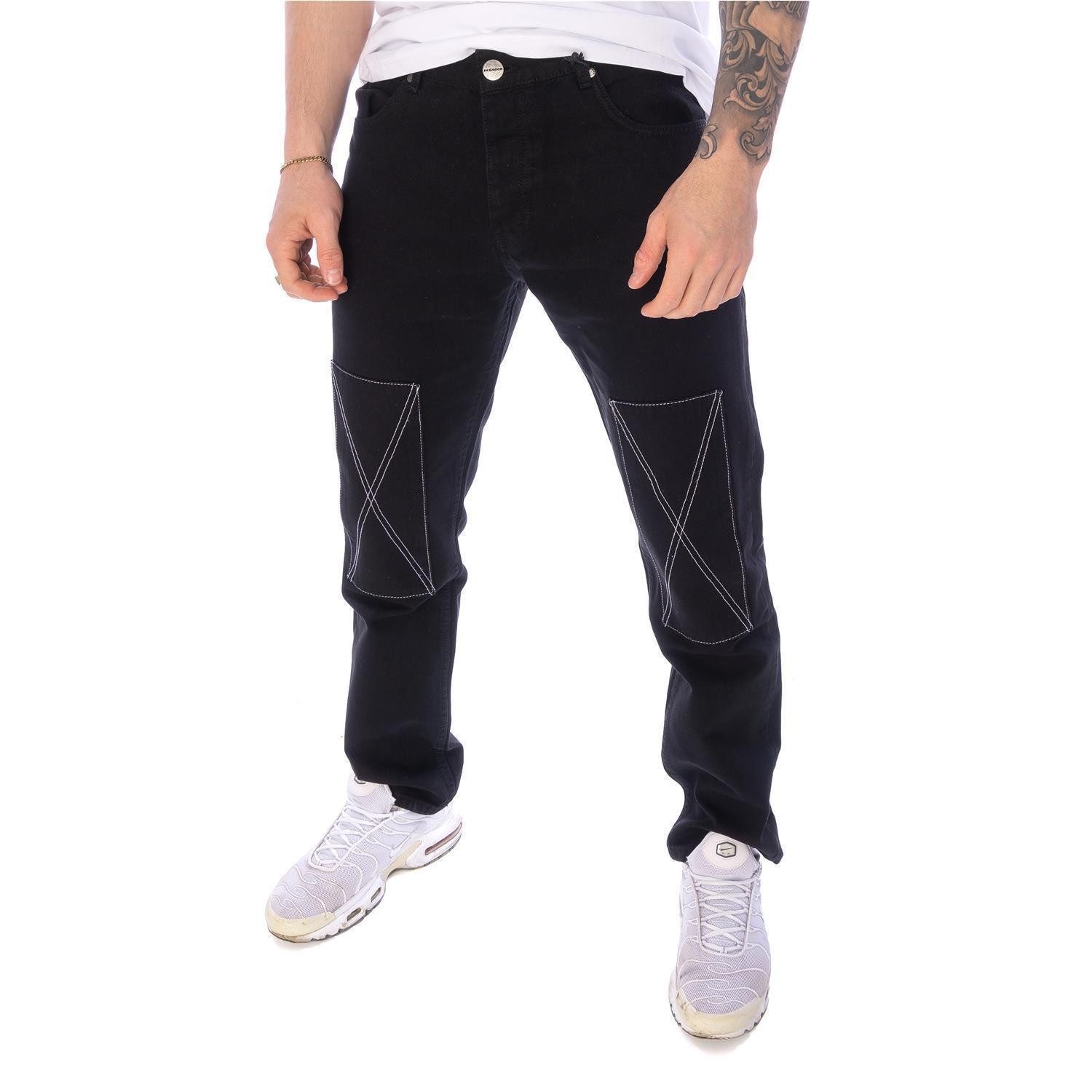 PEGADOR Relax-fit-Jeans Jeans Pegador Thadon Wide Dekorative Nähte