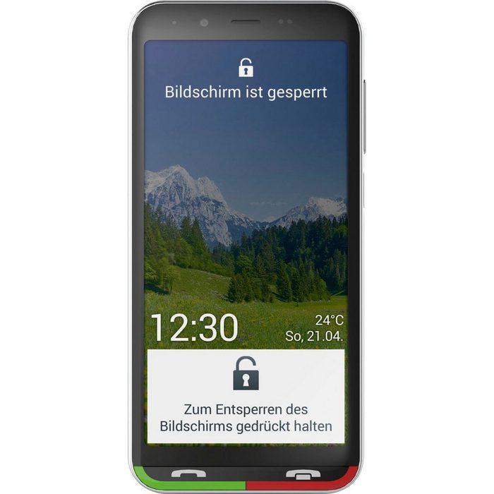Emporia emporiaSuperEASY Smartphone (12 57 cm/4 95 Zoll 32 GB Speicherplatz 13 MP Kamera)