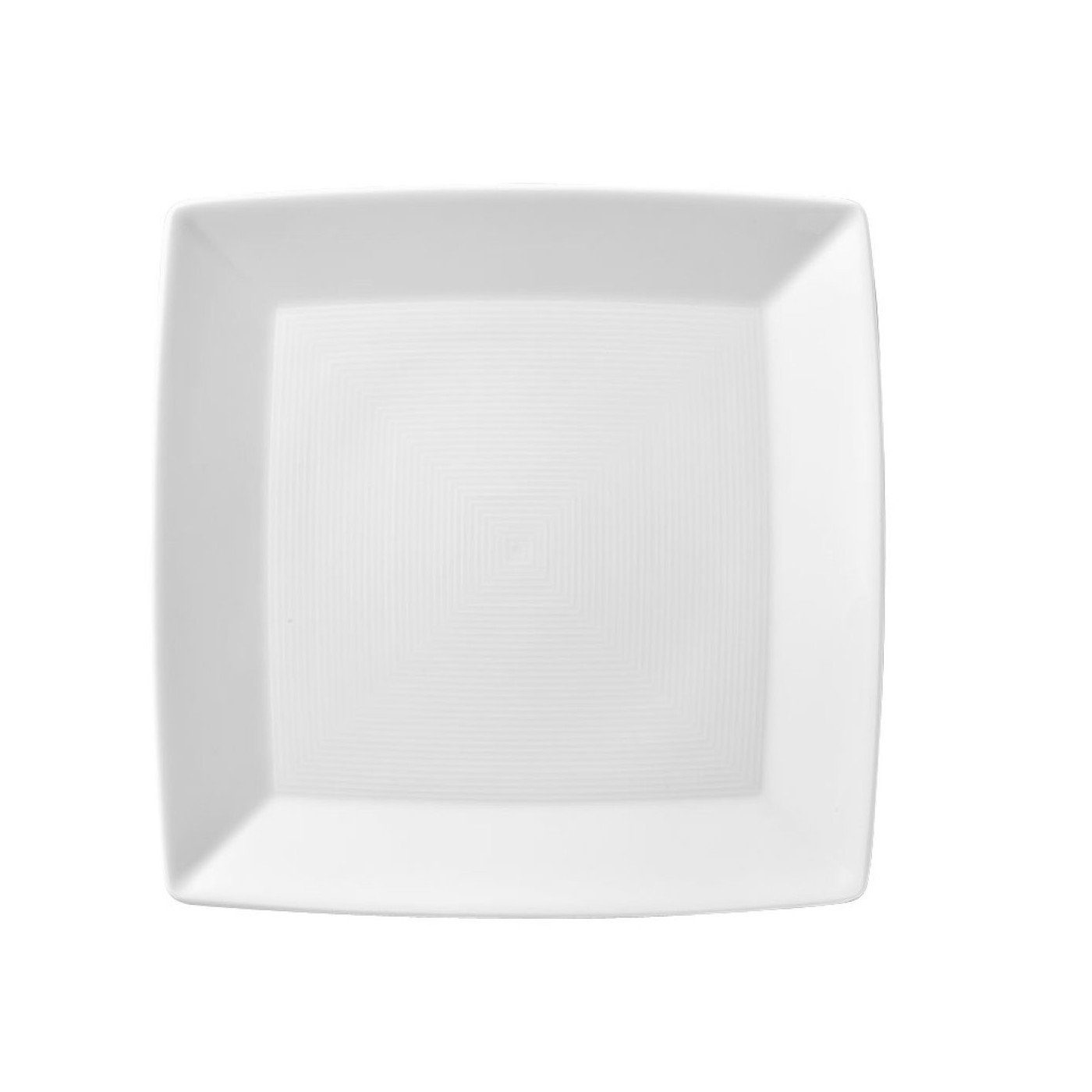 Thomas Porzellan Servierteller Trend Weiß Platte 22 cm eckig, Porzellan, (1-tlg)