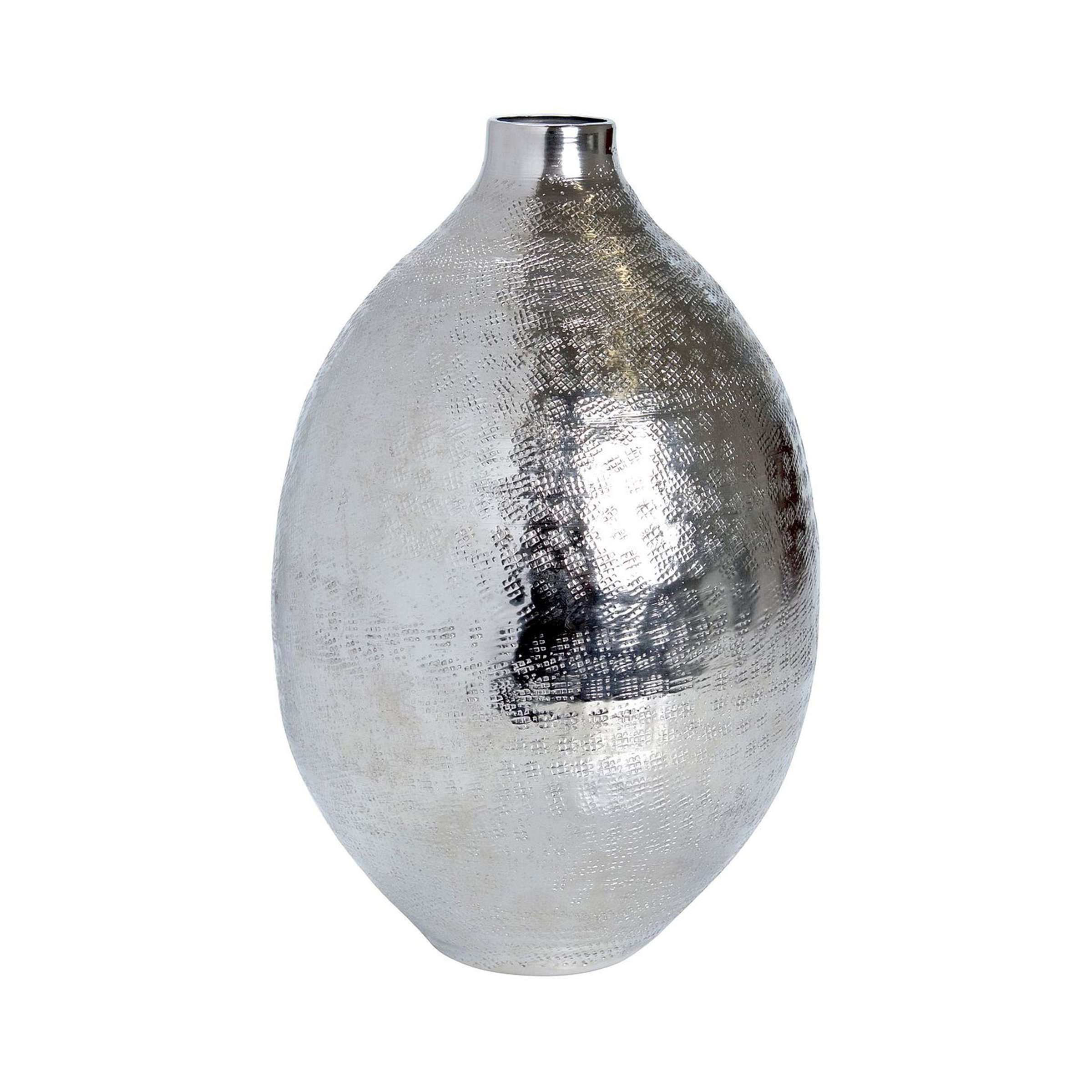 BUTLERS Dekovase »INDIRA Vase Höhe 27 cm«, silberne Vase Höhe 27cm -  Aluminium - Blumenvase, Pflanzvase online kaufen | OTTO
