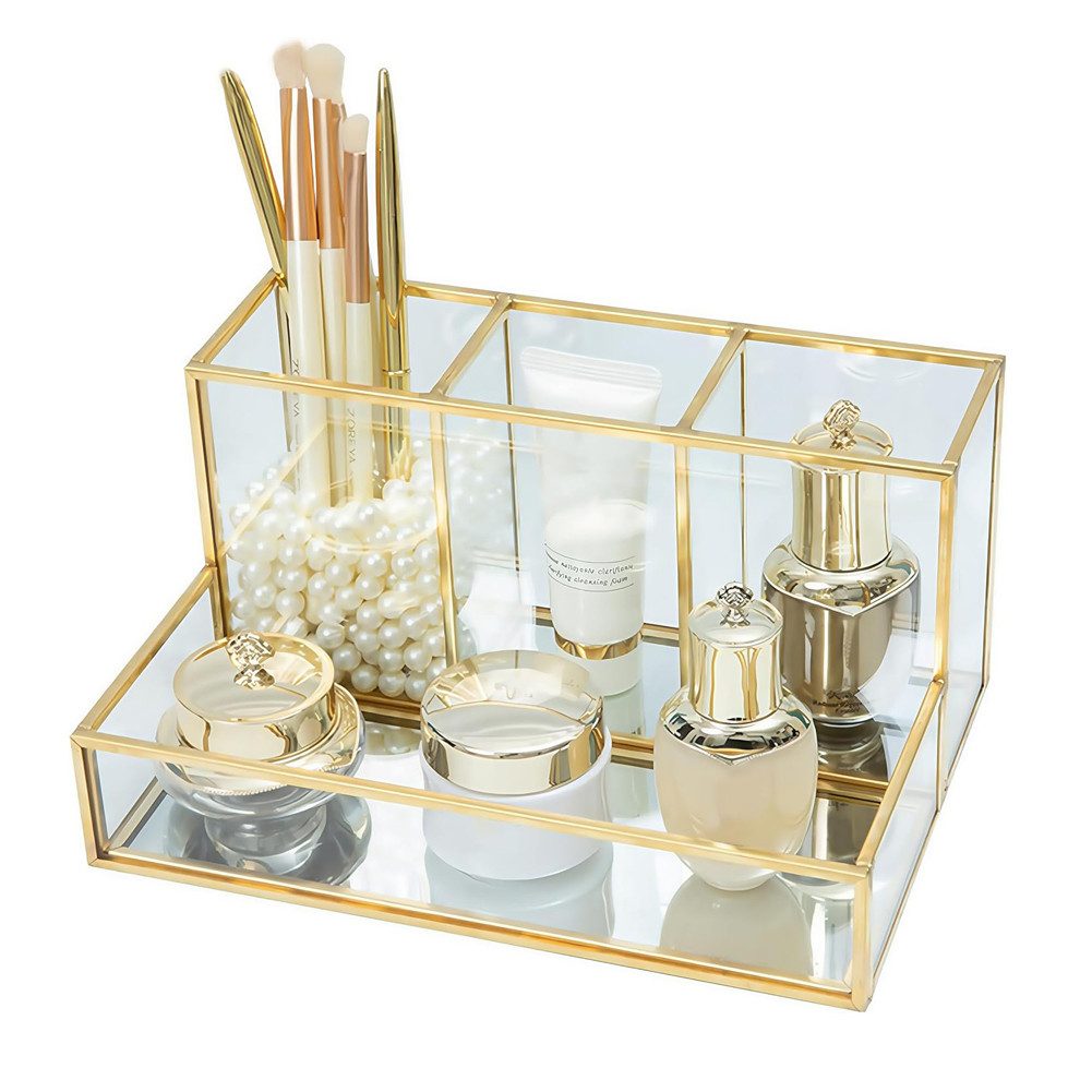 Make-Up Organizer Make up Pinselhalter Glas