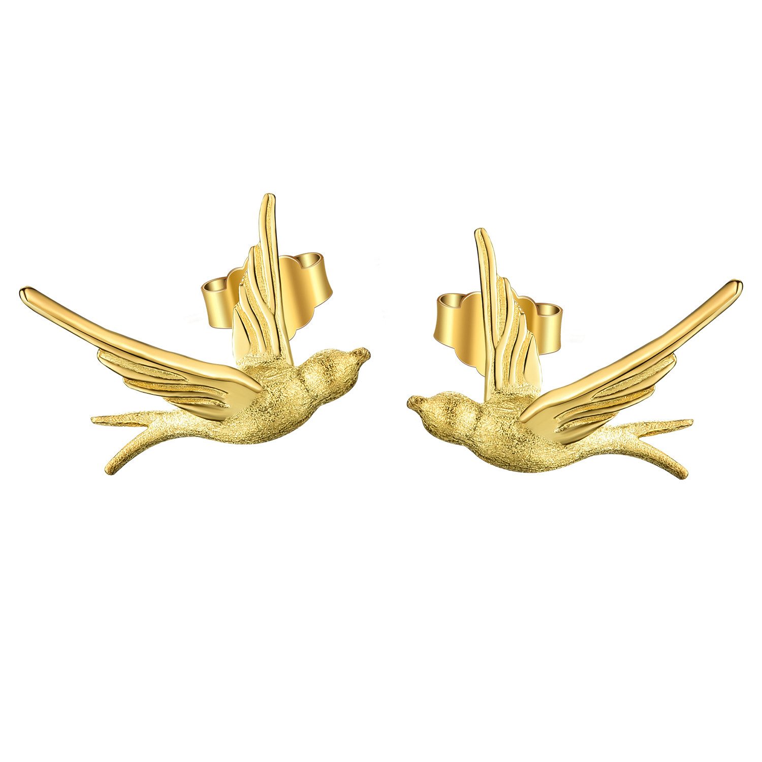 Runde Perlé Paar Ohrstecker handgefertigte Ohrstecker "Schwalbe der Freihei günstig online kaufen