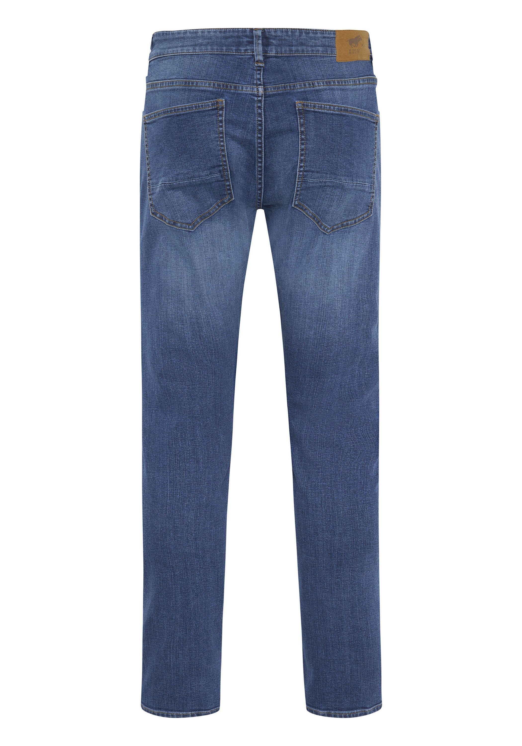 leicht Polo Slim-fit-Jeans verwaschenen Look Sylt im