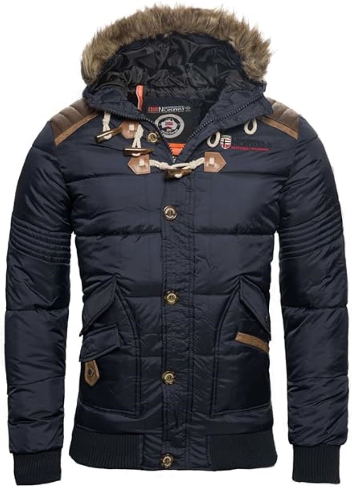 Geographical Norway Winterjacke Herren Outdoor Jacke Belphegor (Packung, 1-St., S bis 3xl) Gefüttert