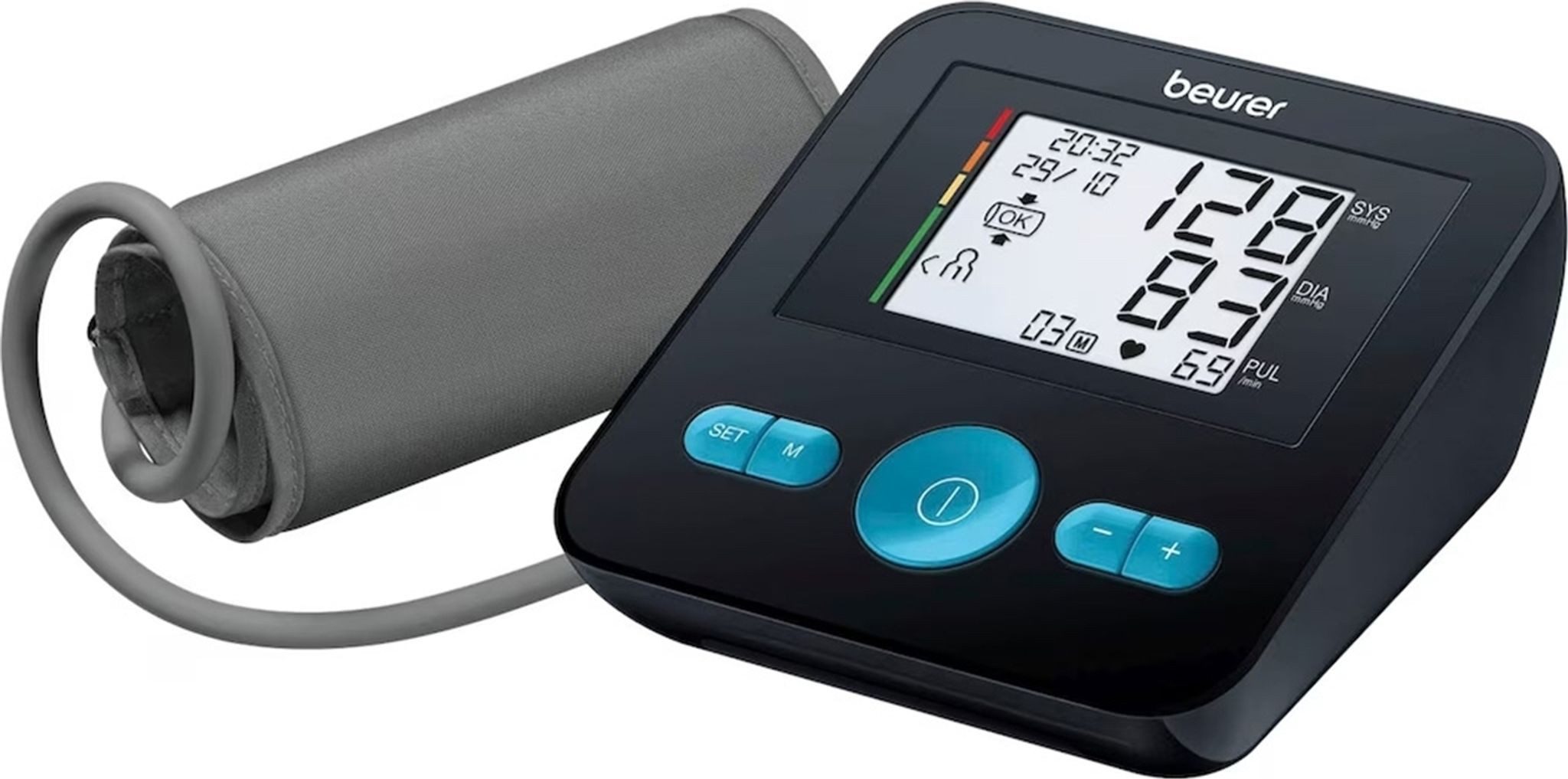 BEURER Blutdruckmessgerät Beurer BM 27 Limited Edition Oberarm-Blutdruckmessgerät, Datum und Uhrzeit & Abschaltautomatik