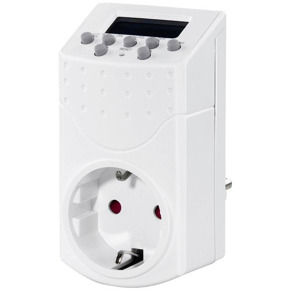 Hama Zeitschaltuhr Digitale Wochen-Zeitschaltuhr "Mini", minutengenau, 20 00223306, Dauerbetrieb, Countdown-Funktion, Sommer-/Winterzeitumstellung, Zufall