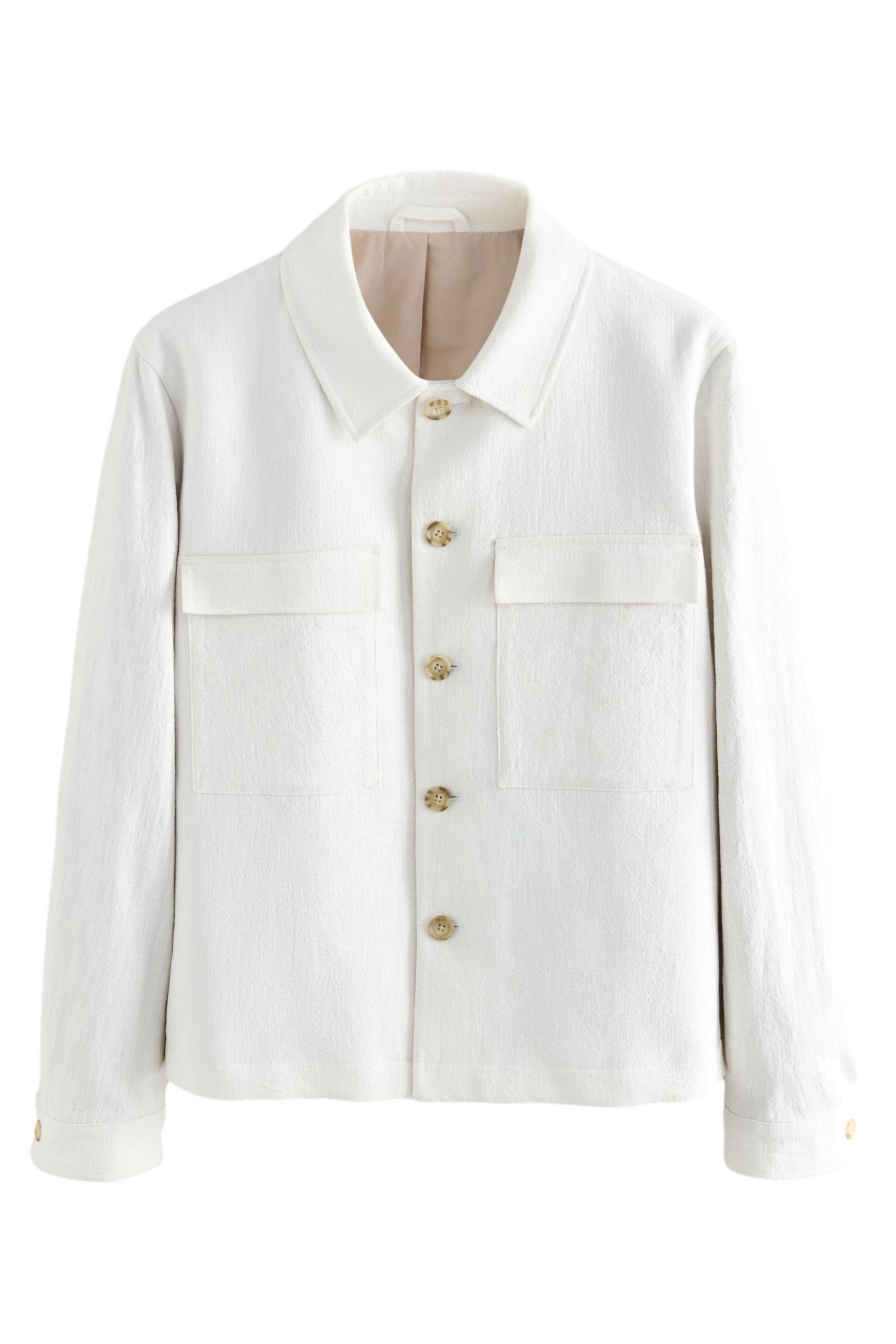 Next Hemdjacke Smarte Hemdjacke im Leinen-Look günstig online kaufen