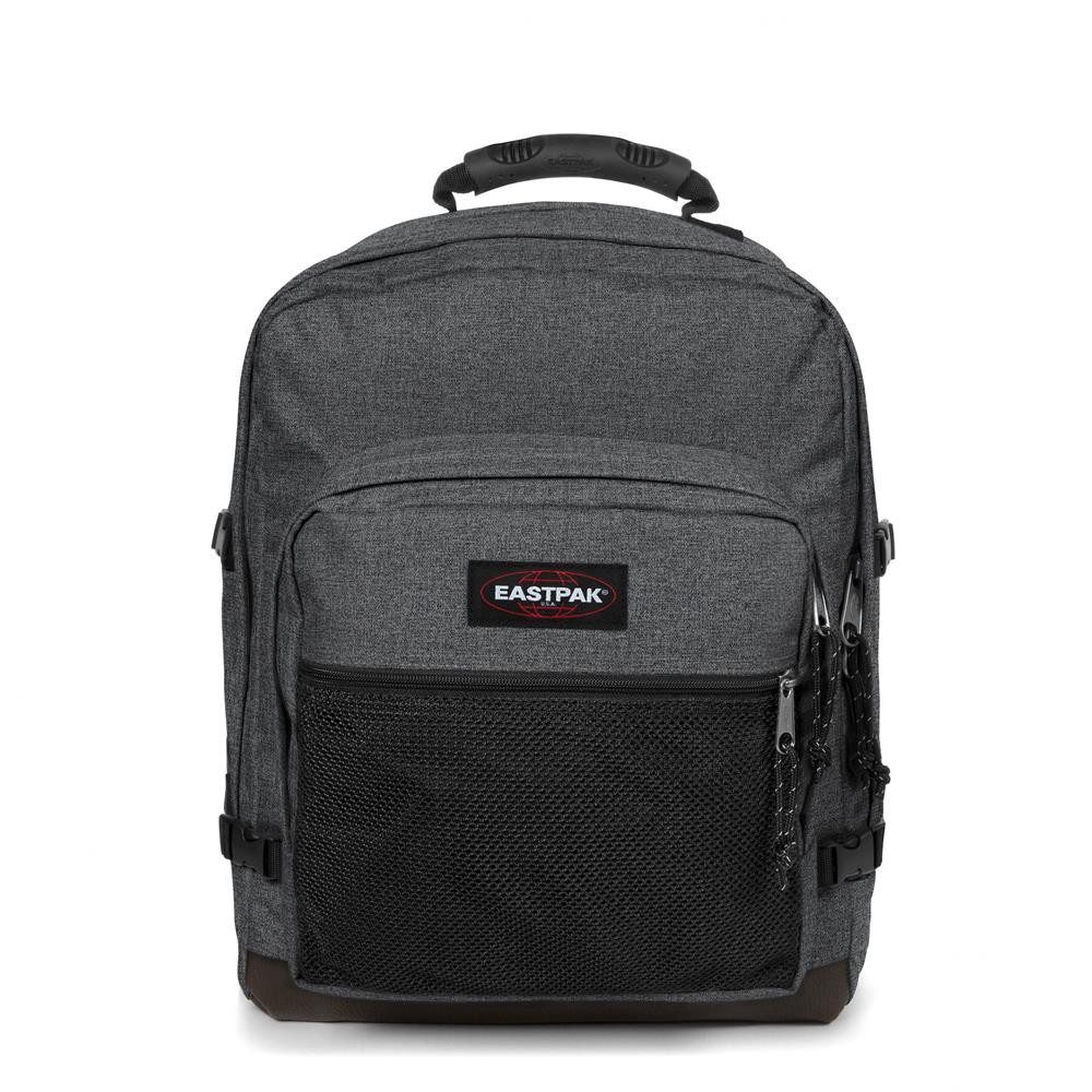 Eastpak Rucksack ULTIMATE Rucksack 42 L wasserbeständig, Black Denim Grau, Wasserbeständig, 2 Hauptfächer, wattiert