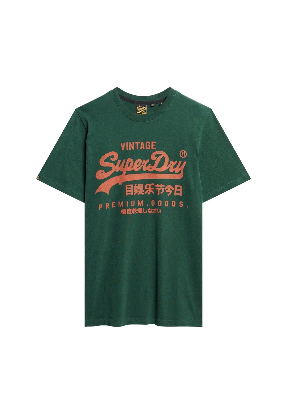 TEE Green Enamel T-Shirt Superdry Superdry T-Shirt VL GOODS Herren GRAPHIC PREMIUM