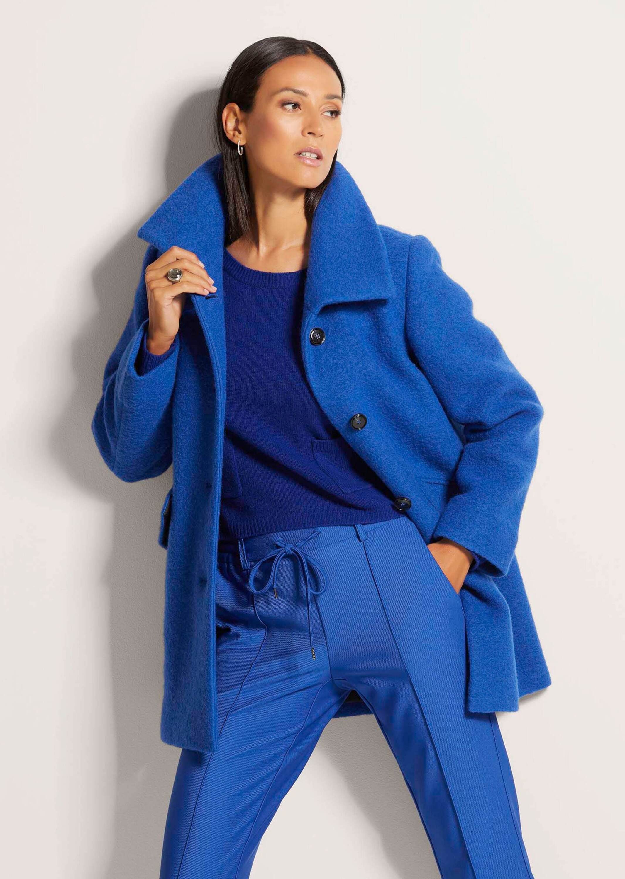 MADELEINE Kurzmantel Eleganter Damenmantel aus Wolle Kurzer Mantel, großer günstig online kaufen