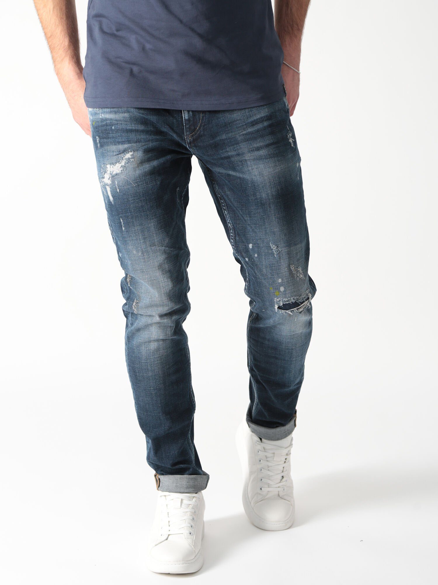 Miracle of Denim im Mario Slim-fit-Jeans 5-Pocket-Design