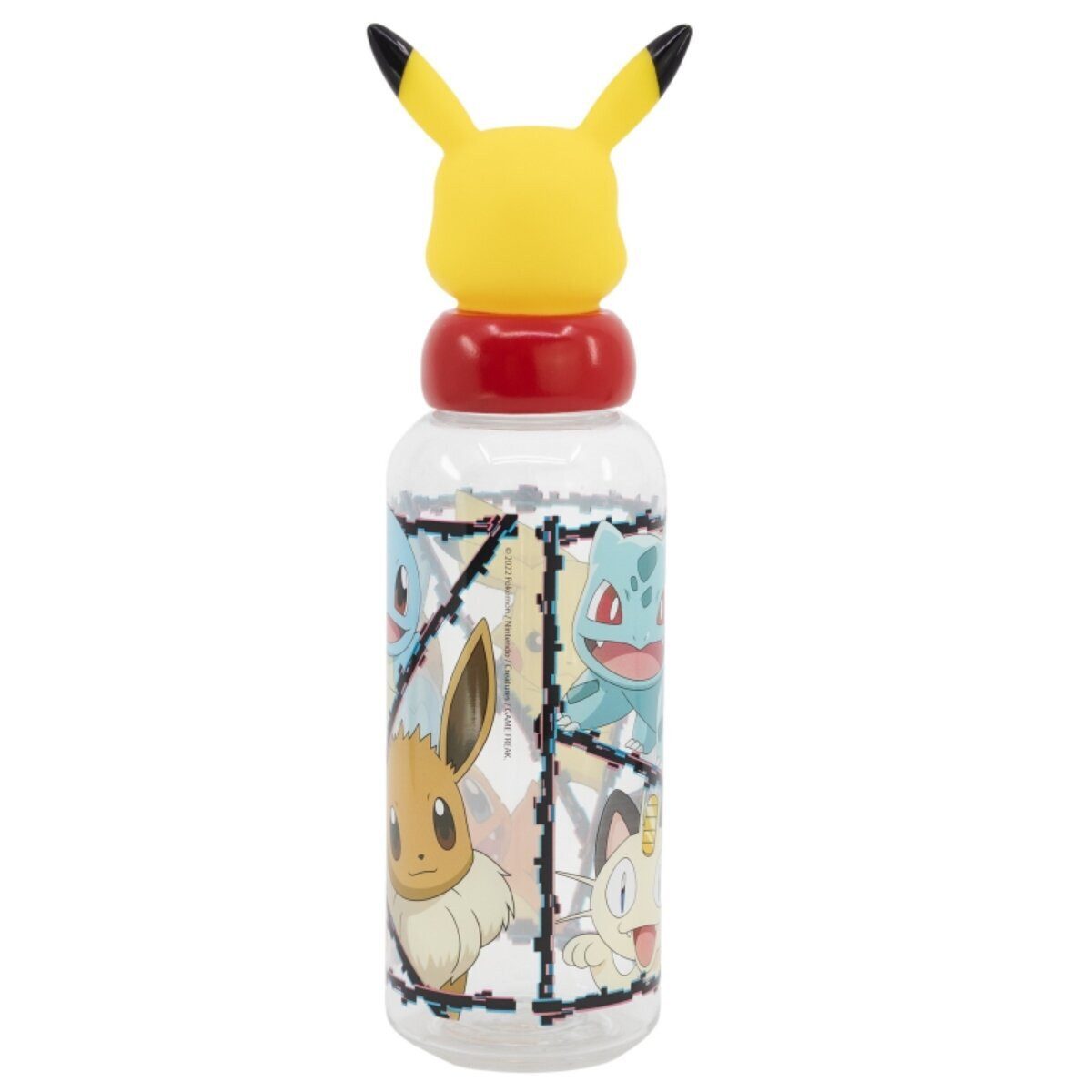 POKÉMON Trinkflasche Pokémon Trinkflasche 560ml 3D Figur Design ECOZEN Kinder & Fans