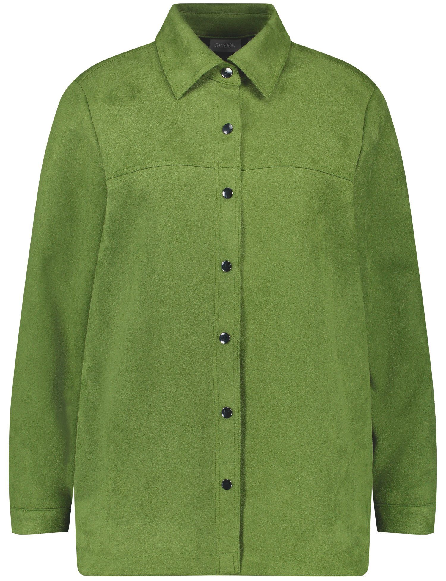 Jackenblazer Lässiges Overshirt mit Veloursoptik