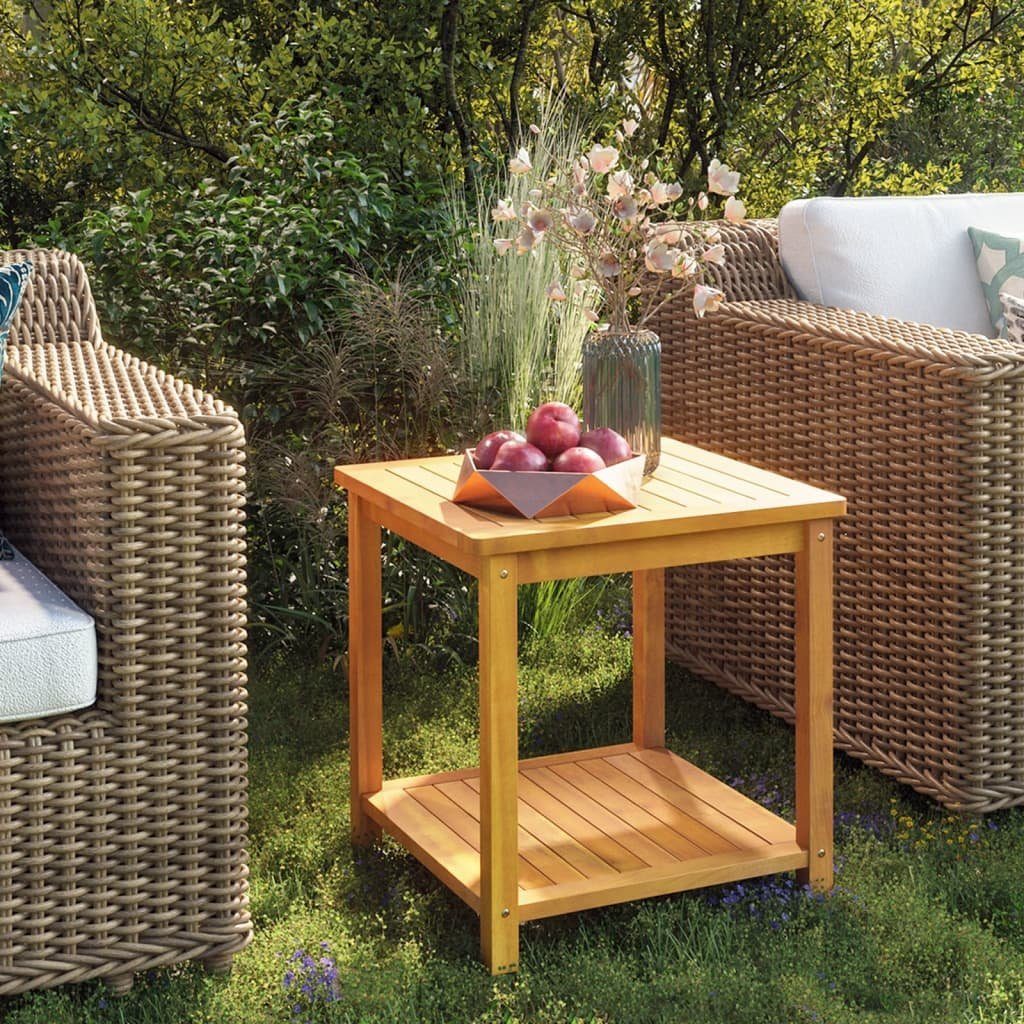 vidaXL Couchtisch Beistelltisch Massivholz 45x45x45 cm (1-St)