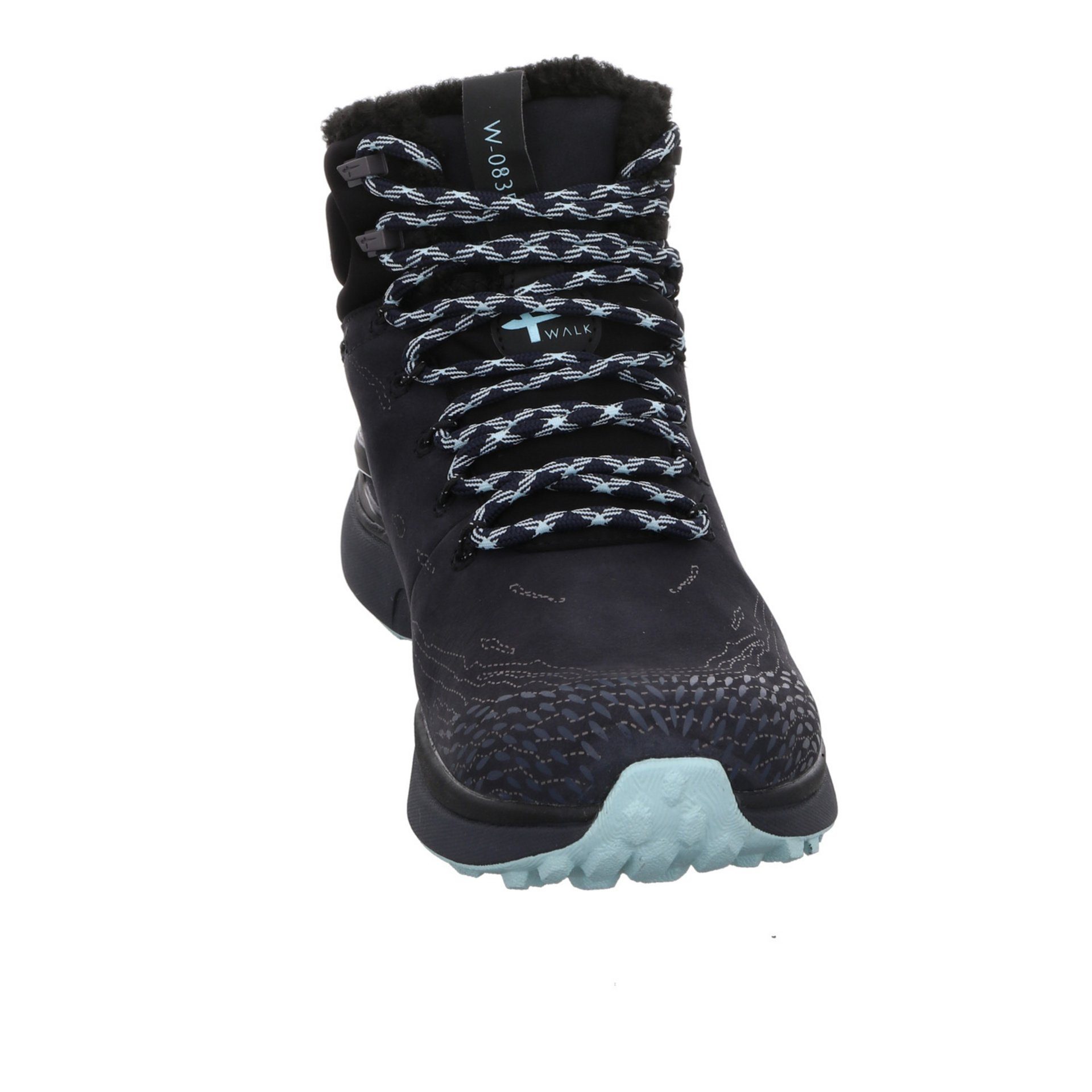 Schuhe Tamaris dunkel Outdoor blau Outdoorschuh Leder-/Textilkombination Outdoorschuh Gore-Tex Damen