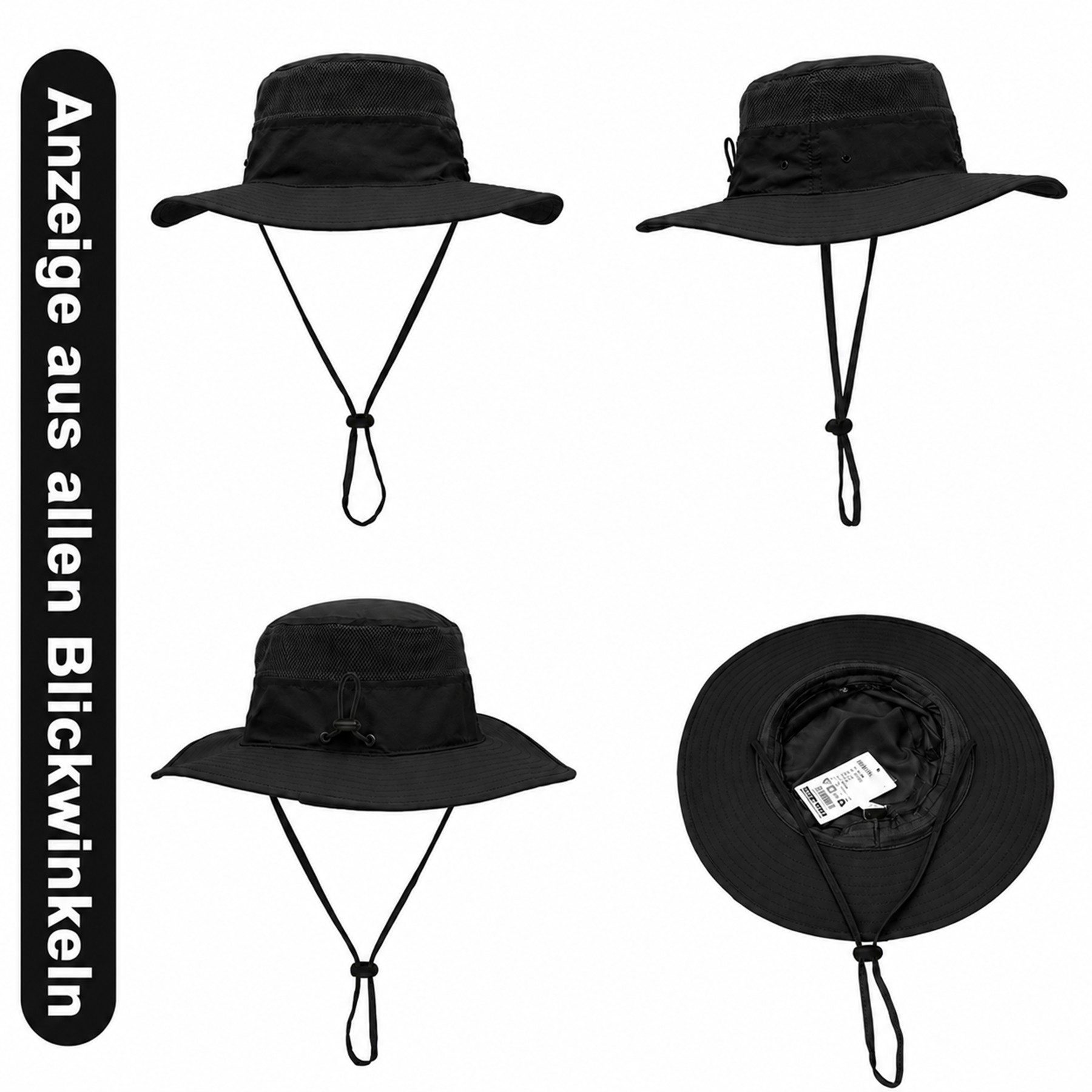 Mutig Sonnenhut UPF 50 Sonnenhüte mit breiter Krempe, Sommer-Mesh,UV-Schutz,Safari-Hut (Sonnenhut Herren Damen Gartenhut zum Angeln, Wandern, Boonie-Hüte, Krempe, Outdoor, Breiter, mit Kinnriemen, atmungsaktiv, wasserdicht) für Outdoor-Abenteuer, Wandern, Angeln, Safari, leicht verstaubar