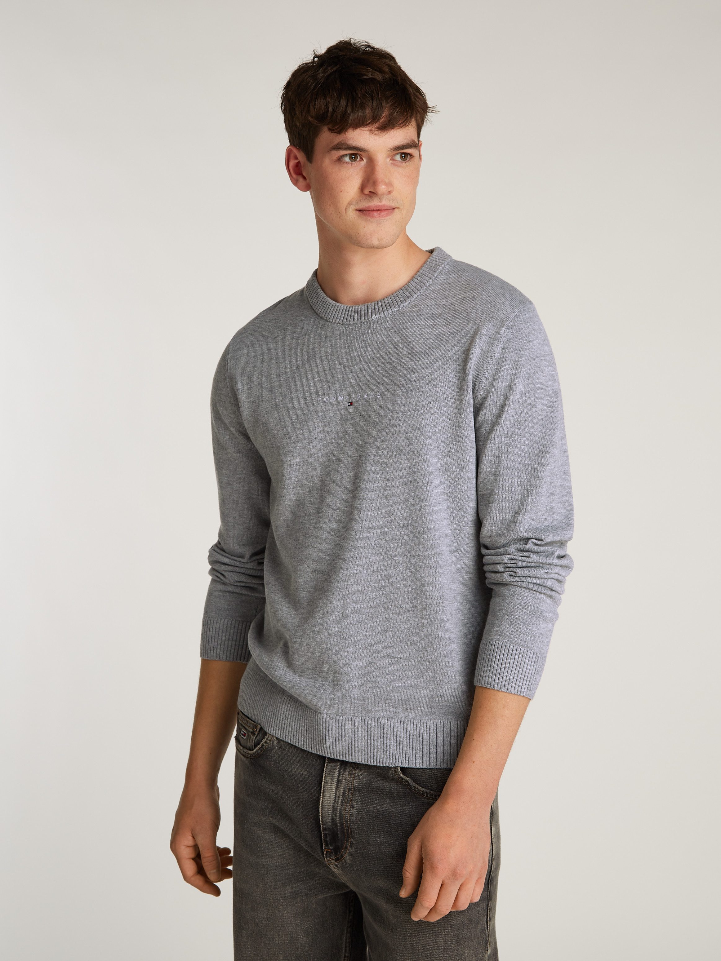 Tommy Jeans Strickpullover TJM LINEAR SMALL günstig online kaufen