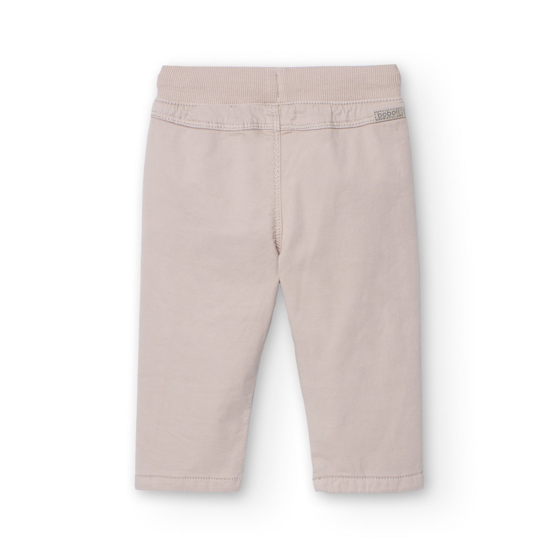 BÒBOLI Thermohose BÒBOLI Hose Gabardine beige gefüttert (1-tlg., kein Set)