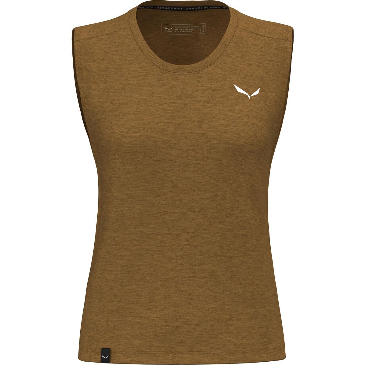 Salewa Tanktop Eagle Minilogo AM Tank W Leichtes, thermoregulierendes Tanktop aus Merinowolle-Polyester-Mix