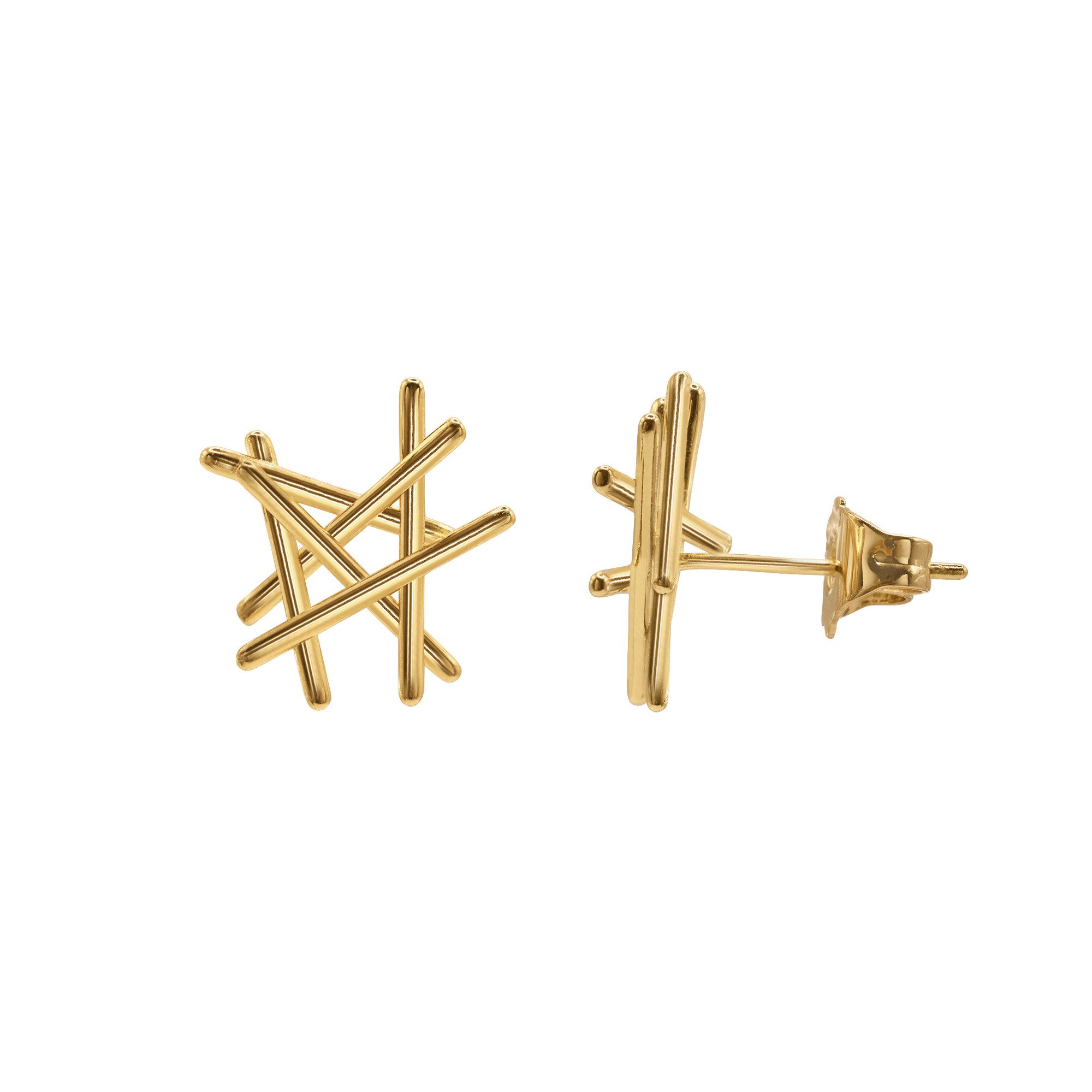 Paar Ohrstecker Xavia goldfarben