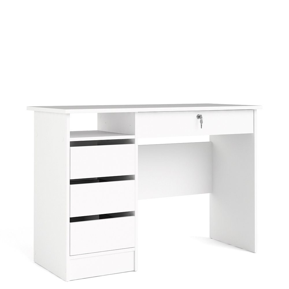 Schreibtisch Plus Schreibtisch mit 1 Regal, 3 kleinen Schublade