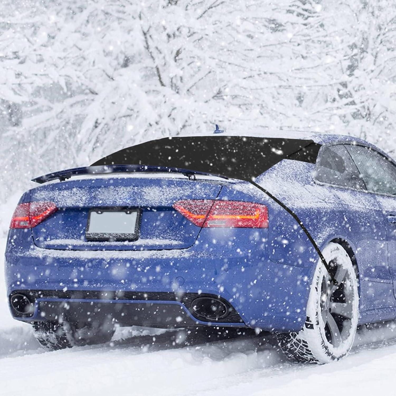 LuxusKollektion Autoplane Heckscheibenabdeckung Auto Winter Magnet Eisschutz Frostschutz
