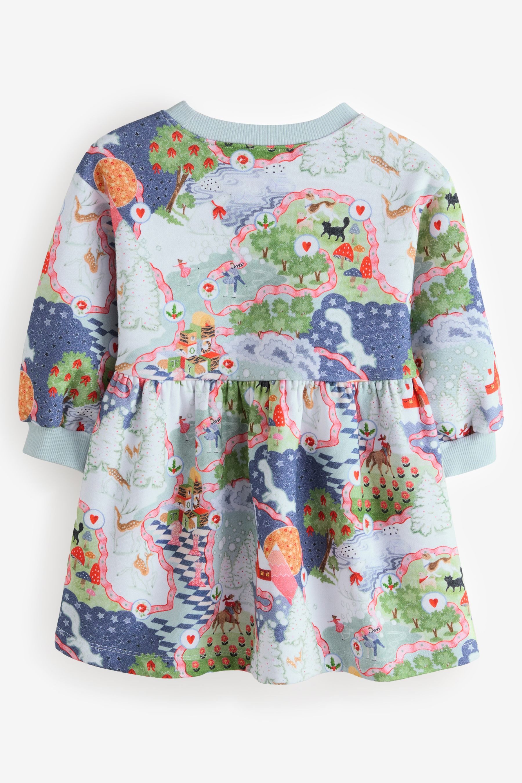 Next Jerseykleid Cath Kidston Weihnachtliches Sweatshirtkleid (1-tlg)