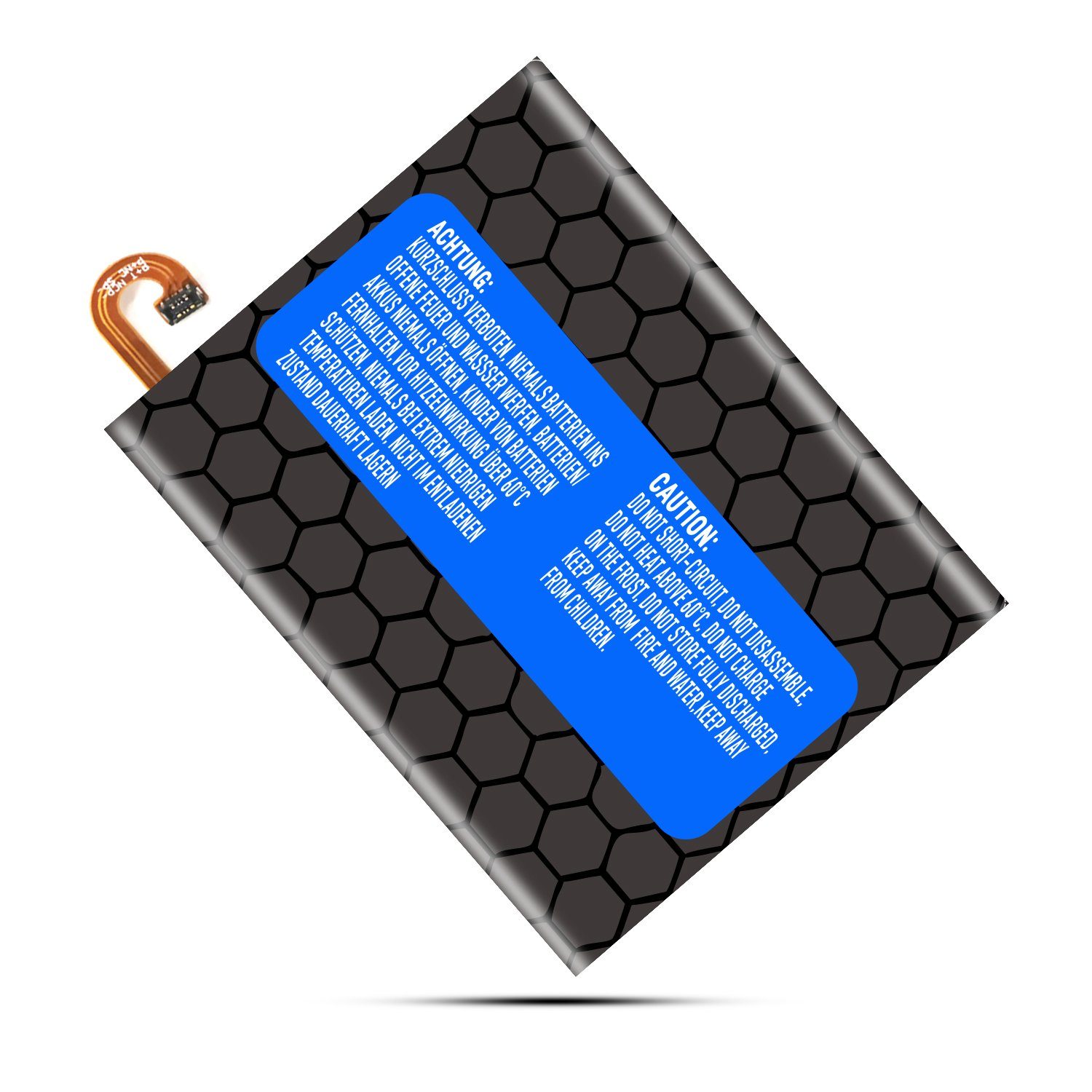GLK-Technologies High Power Ersatzakku kompatibel mit Samsung Galaxy A7 (2018) A750 EB-BA750ABU, Original GLK-Technologies Battery, accu, 3450 mAh Akku, inkl. 2X Klebebandsätze NUE Smartphone-Akku 3450 mAh (3.8 V)