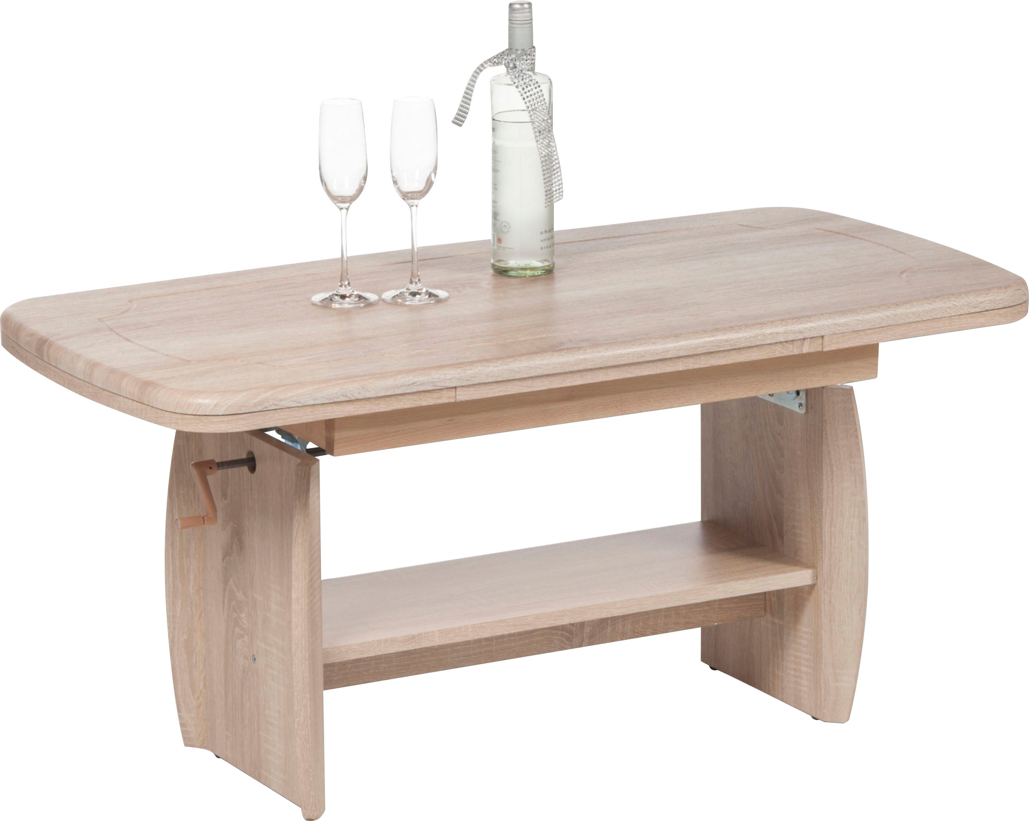 Stolkom Sp.z.o.o. Couchtisch Kirk, höhenverstellbar, Tisch mit Auszug günstig online kaufen