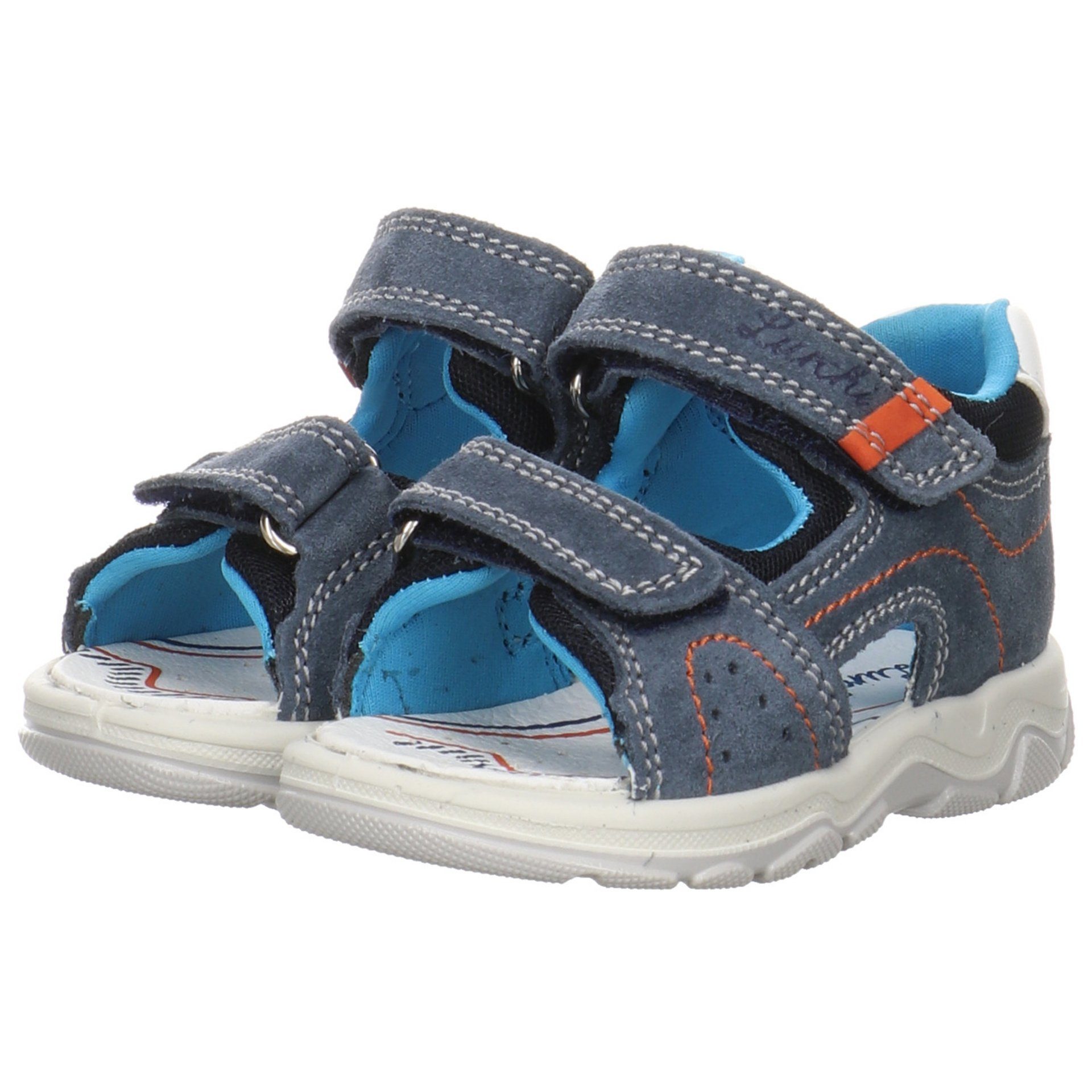 Leder-/Textilkombination Lurchi Azzuro Sandale Schuhe Sandalen Minilette Kinderschuhe Gani Jungen