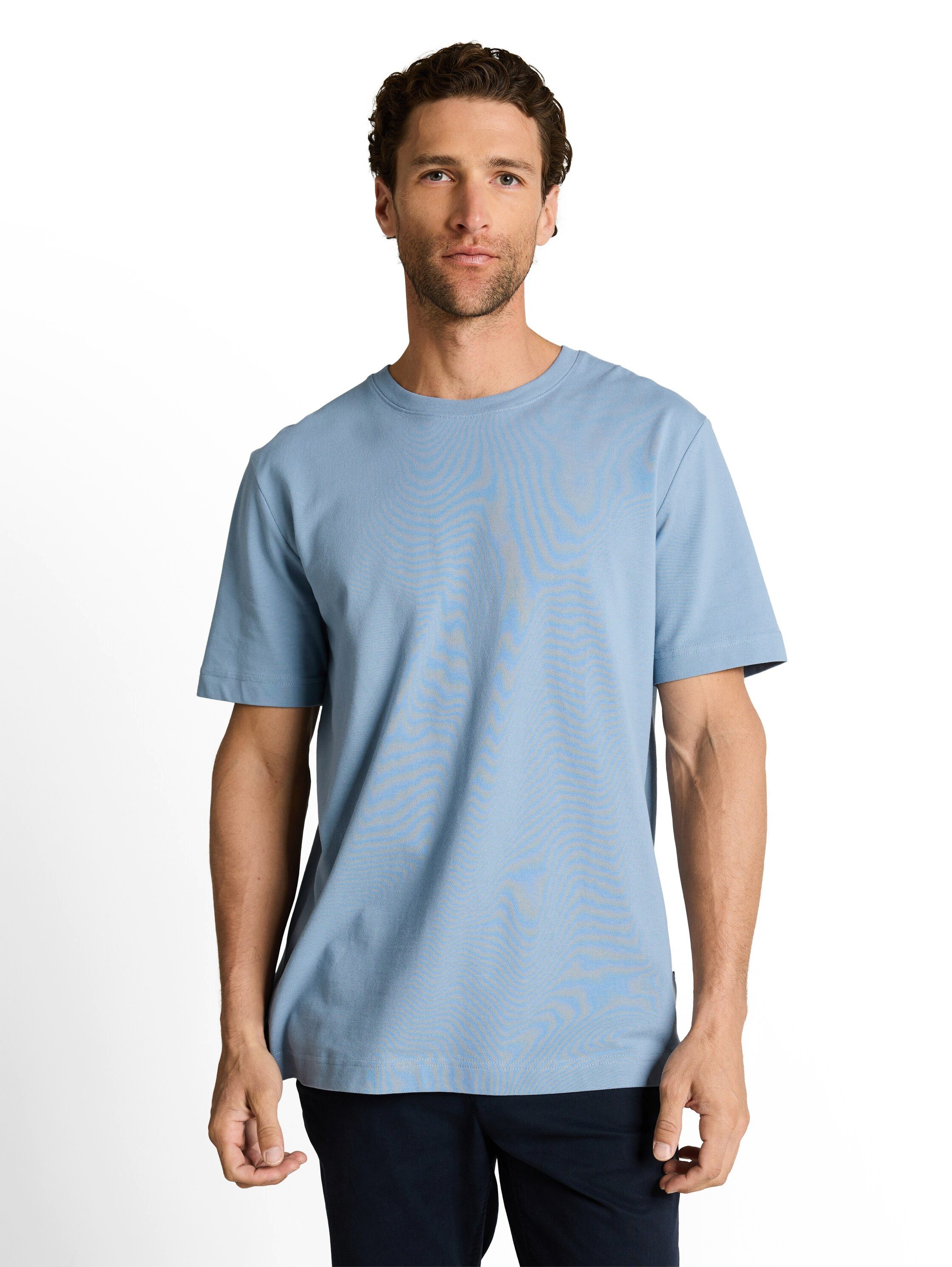 TOM TAILOR T-Shirt mit Pique Struktur günstig online kaufen