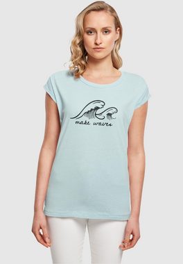 Merchcode T-Shirt Merchcode Damen Ladies Summer - Make waves T-Shirt (1-tlg)