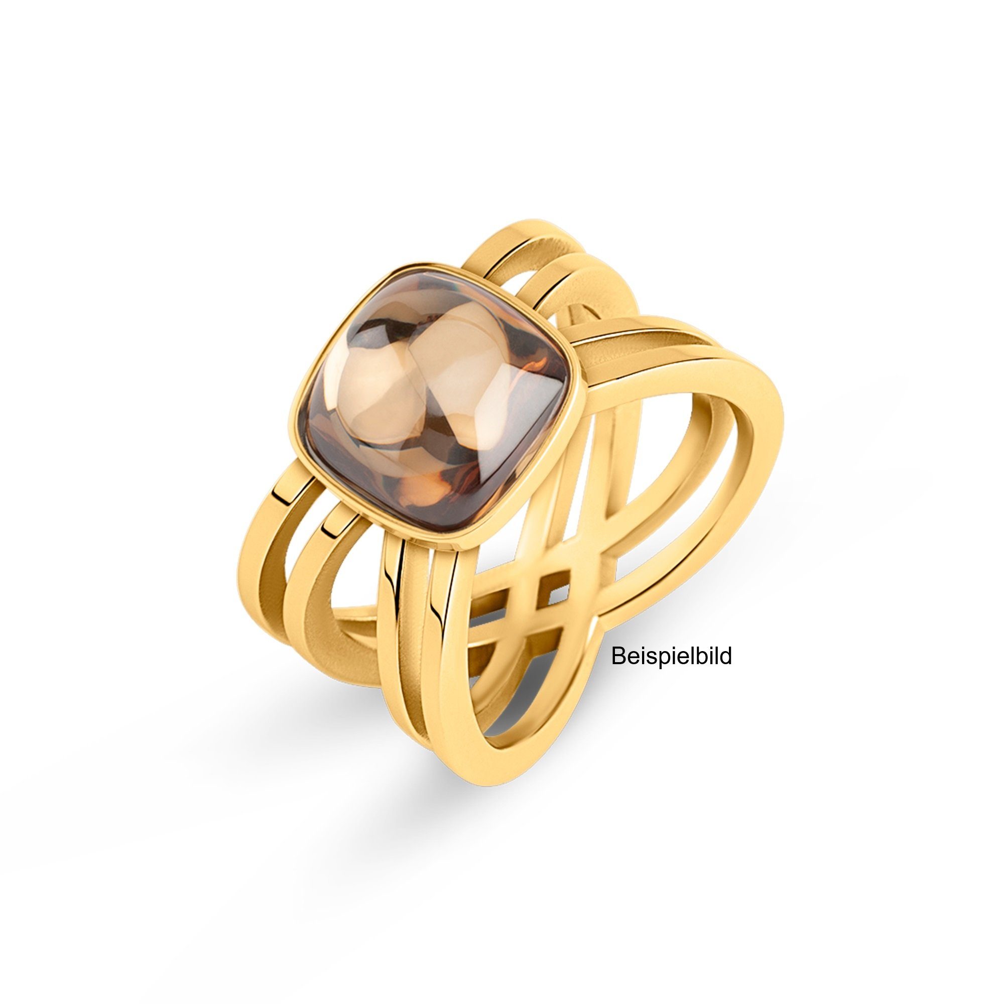 melano Fingerring Vivid Ring Vlora Edelstahl goldfarben VR21