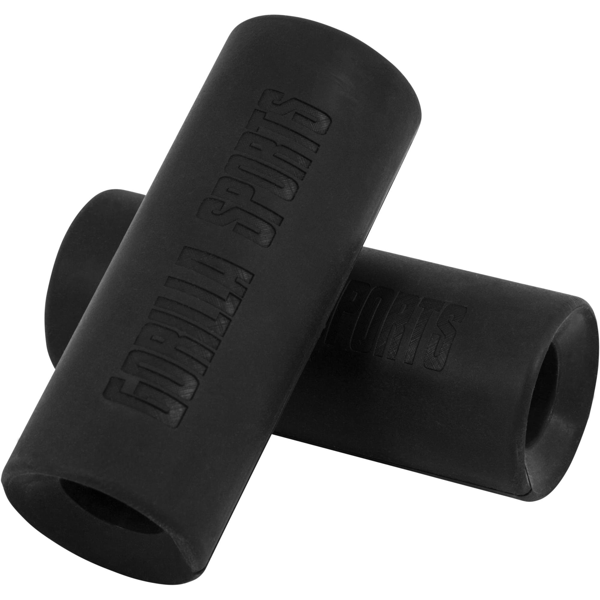 GORILLA SPORTS Trainingshilfe Hantelgriffe aus Silikon in Schwarz