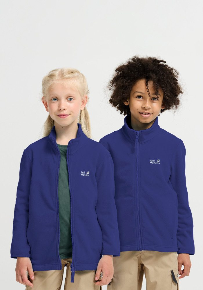 Jack Wolfskin Fleecejacke TAUNUS 100 FZ K Kinder, mit 3-in-1 System-Kompatibilität